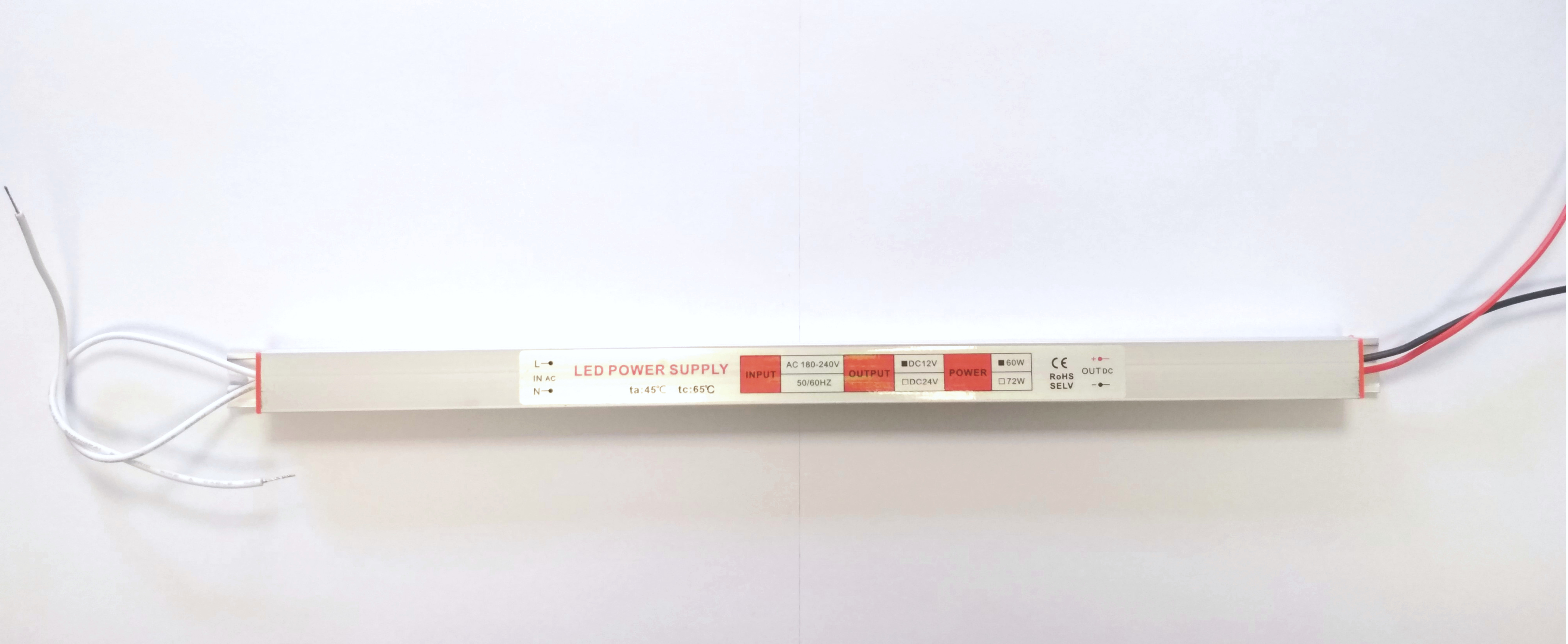 NAPÁJECÍ ZDROJ PRO LED ultra slim 3A 36W 12V