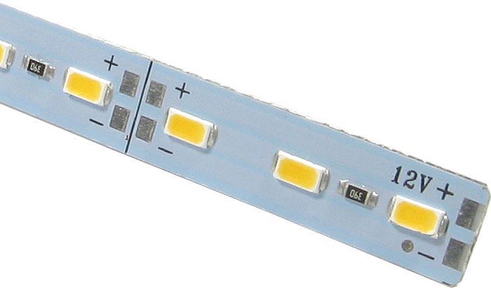 LED pásek 12V, 14,4W, hliníkový, teplá bílá