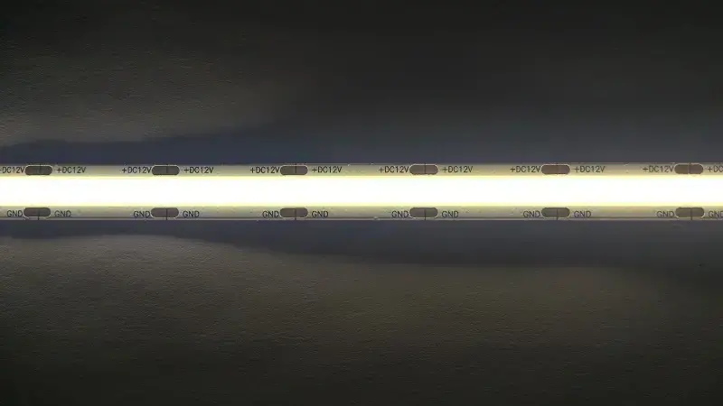 LED PÁSEK 12V, 7W, COB, teplá BÍLÁ- PROFI