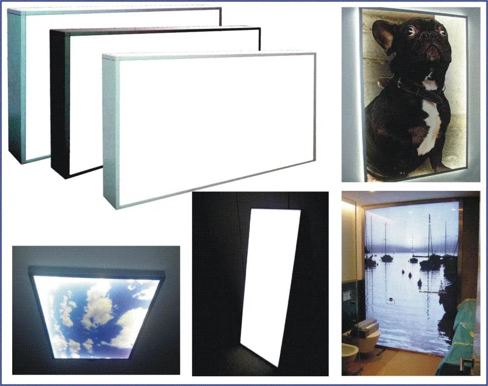 Reklamní světelný panel 1500x600x90mm