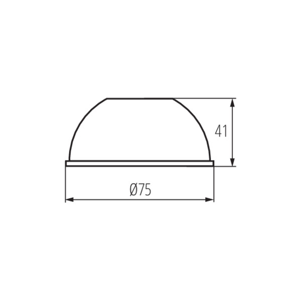 Vnitřní parabola 18W, 15°
