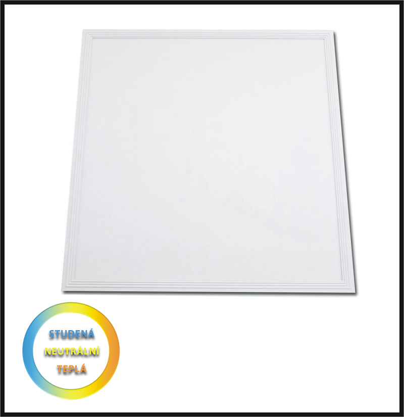 LED PANEL 40W 59,5 x 59,5 cm, bílý rám