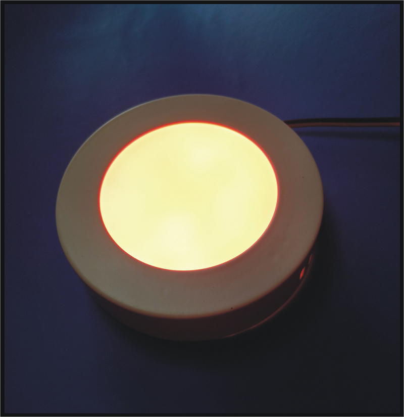 LED PANEL RUZ 6W / R115 mm 12 - 24V DC - přisazený
