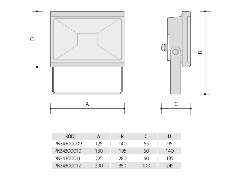LED REFLEKTOR VANA LED PROFI 10W