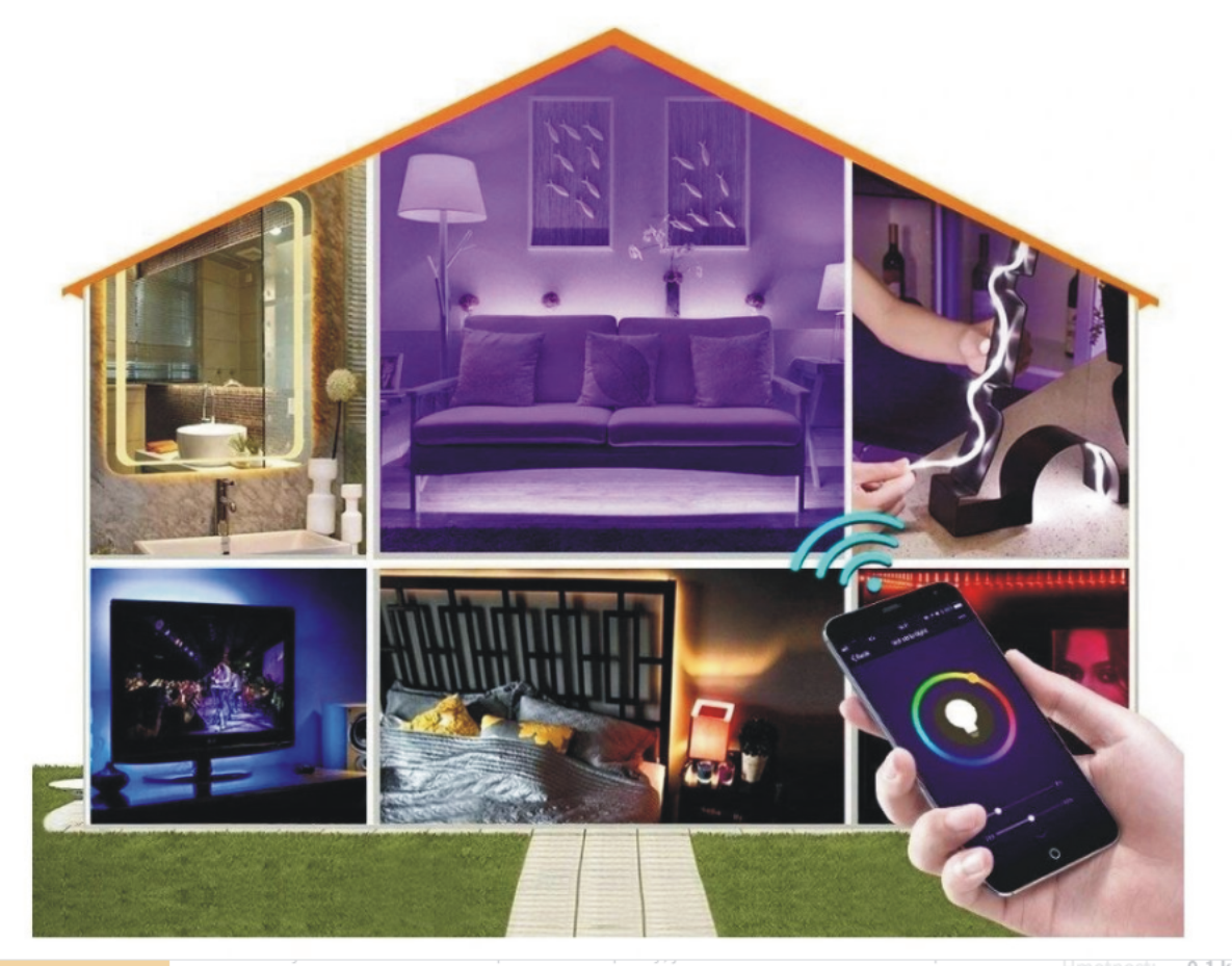 Ovladač pro MONO LED pásky WiFi Android iOS Tuya 96w