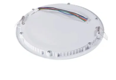 LED PANEL 24V, 9W, RGBCCT,R120mm- vestavný, WHITE