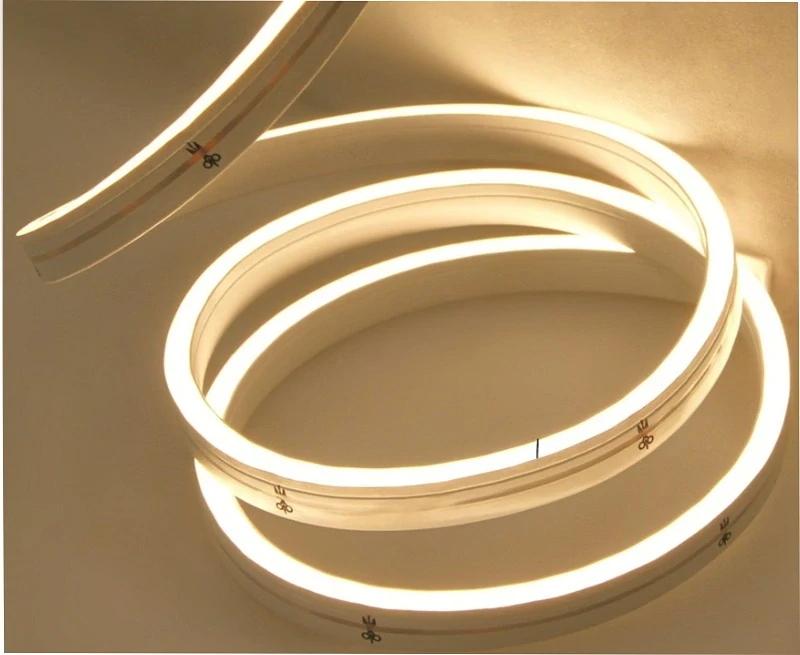 LED NEON 12V,9,6W, 4x8mm,DW/WW, VODĚODOLNÝ