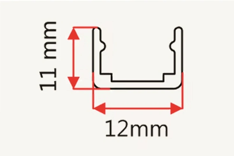 Úchyt pro- LED NEON 10x10 mm