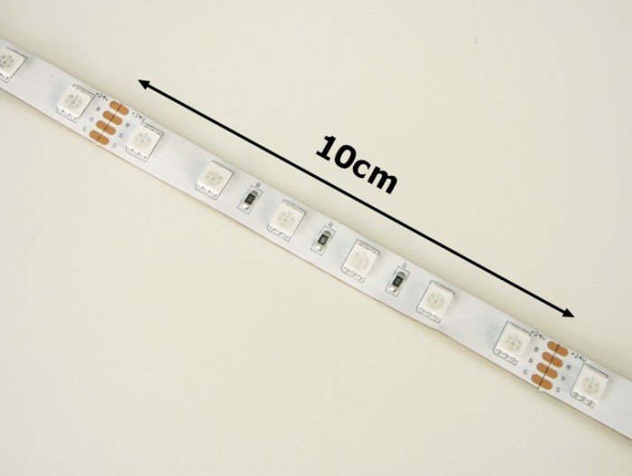 LED PÁSEK 24V, 14,4W, 60LED/m RGB - INTERIÉR