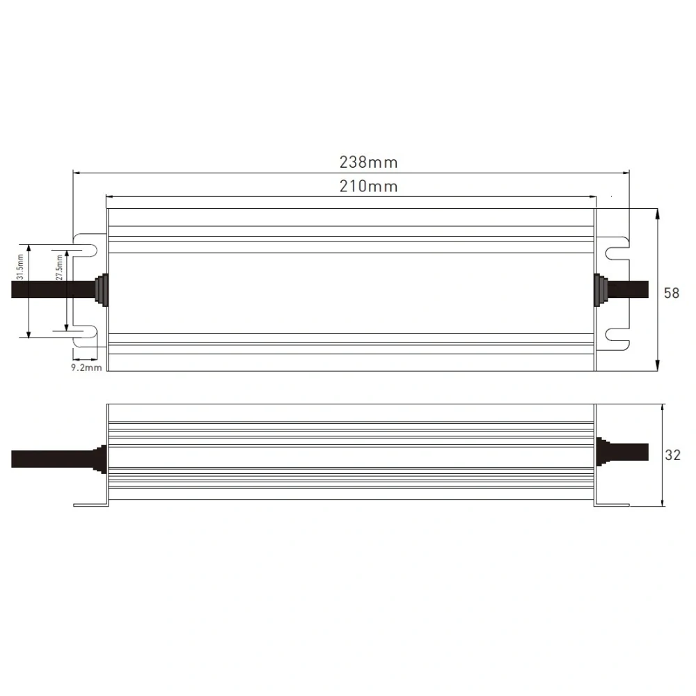 LED ZDROJ 24V/200W voděodolný