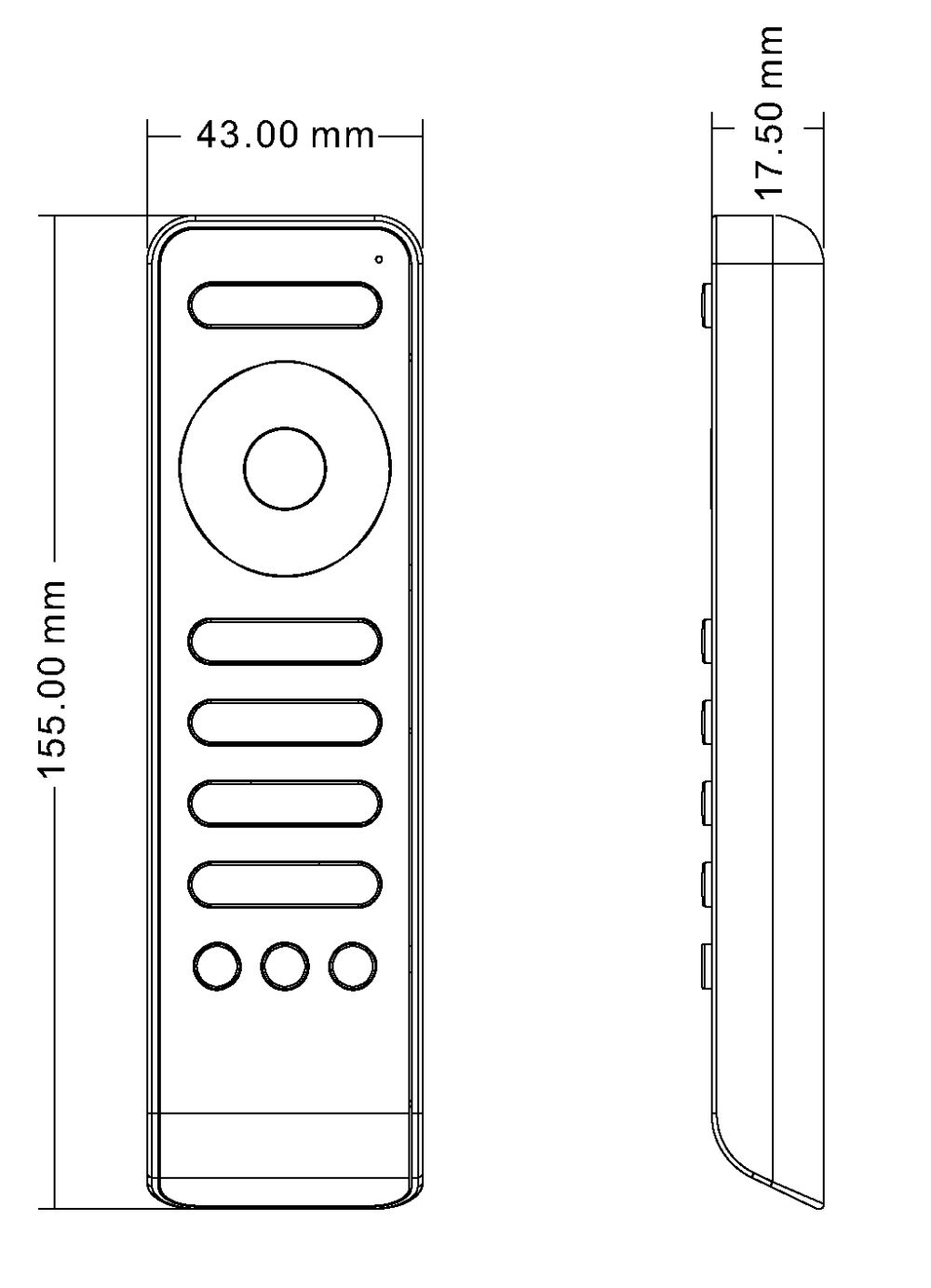 Dálkový ovladač dimLED OVL 4K
