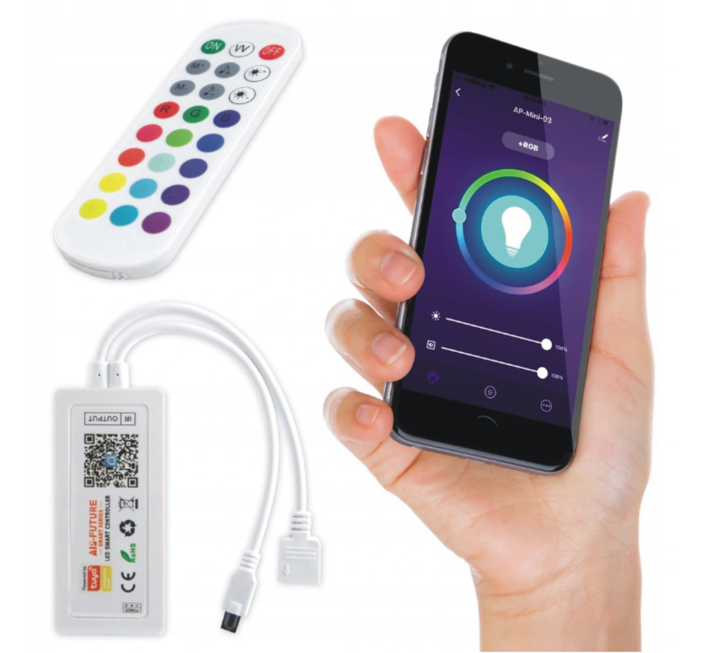 Ovladač Tuya - WiFi pro RGB LED pásky 