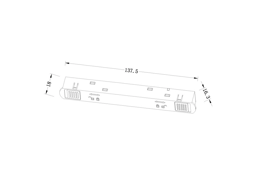 Line Power L, napájecí konektor 48VDC