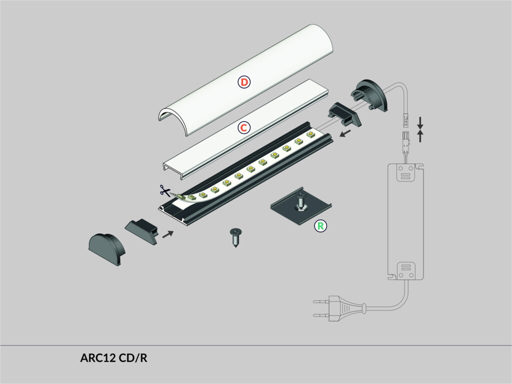 LED PROFIL CONTI TUBE