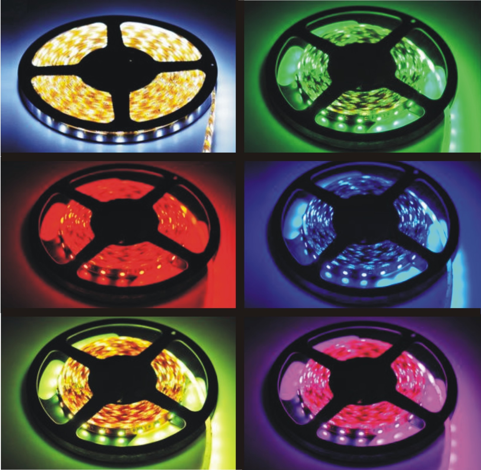 LED PÁSEK 24V, 14,4W, 60LED/m RGB - INTERIÉR