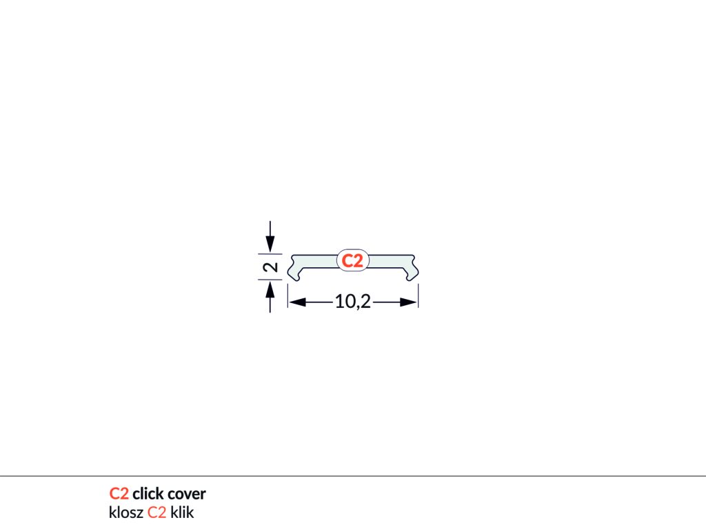 Krycí difuzor CONTI SLIM 147 - nacvakávací