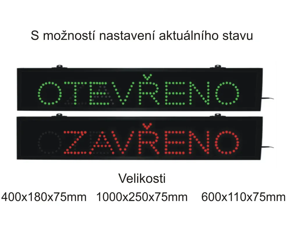 Info panel-DOUBLE-OTEV./ZAV. exteriér