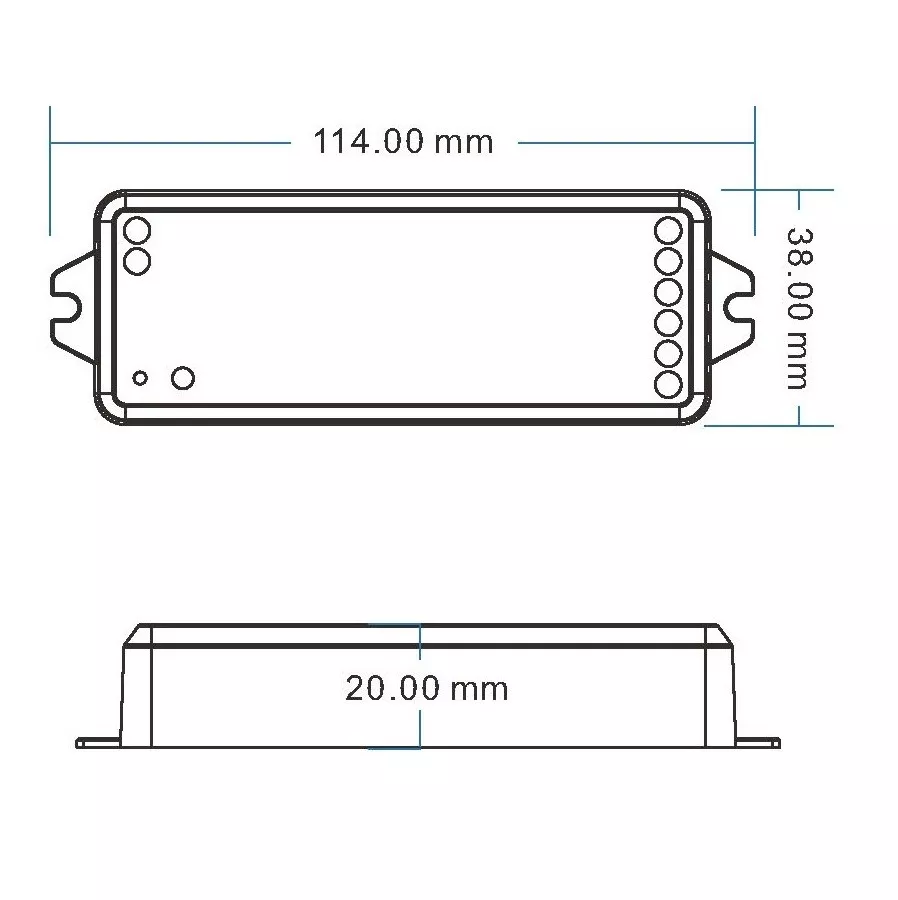 Smart přijímač dimLED Tuya PR 2K