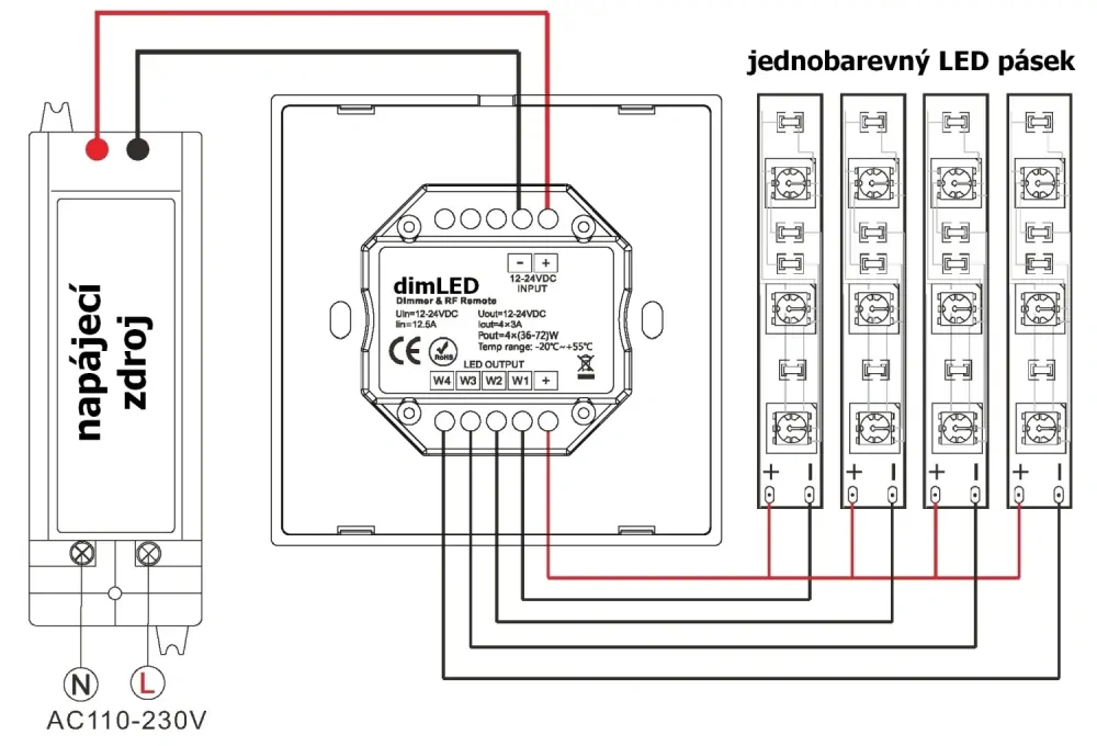 Ovladač dimLED OV DUPLEX 1K