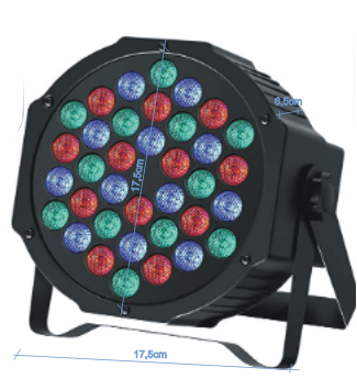 LED bodový reflektor RGB