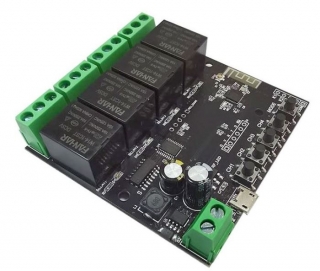 Modul TUYA wifi+RF, Android/iOS čtyřkanálový