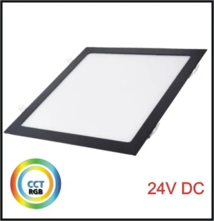 LED PANEL 24V, 36W, RGBCCT300x300mm - vestavný, BLACK