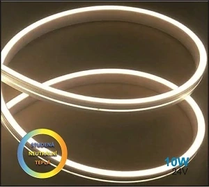 LED NEON 24V,10W, 6x12mm,CW/DW/WW, VODĚODOLNÝ