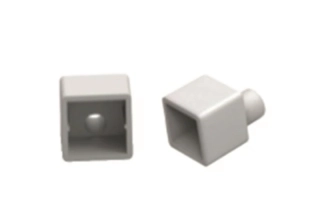 Koncovka - LED NEON 10x10 mm se zadním otvorem