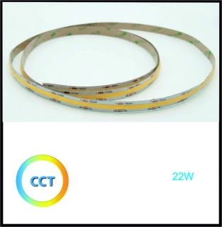 LED PÁSEK 24V, 22W, COB, CCT